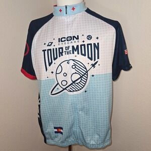 Primal Tour of the Moon Cycling Jersey Men's 2XL Graphic Short Sleeve Colorado